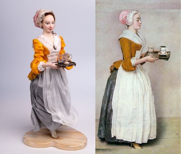 Картина Шоколадница репродукция