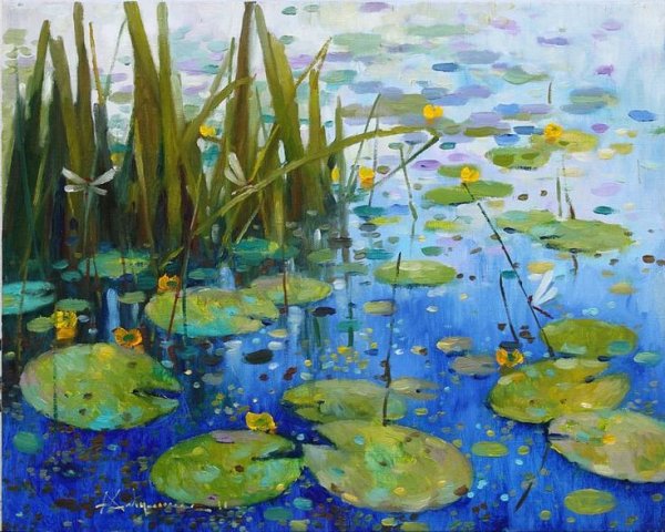 Левитан кувшинки