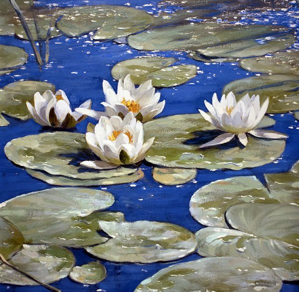 Ненюфары Левитана художник