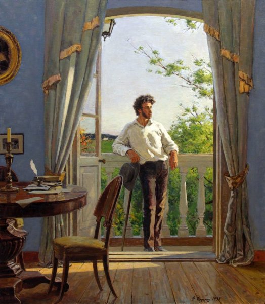 Александр Сергеевич Пушкин в Михайловском