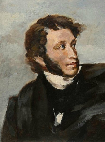 Александр Сергеевич Пушкин в селе Михайловском