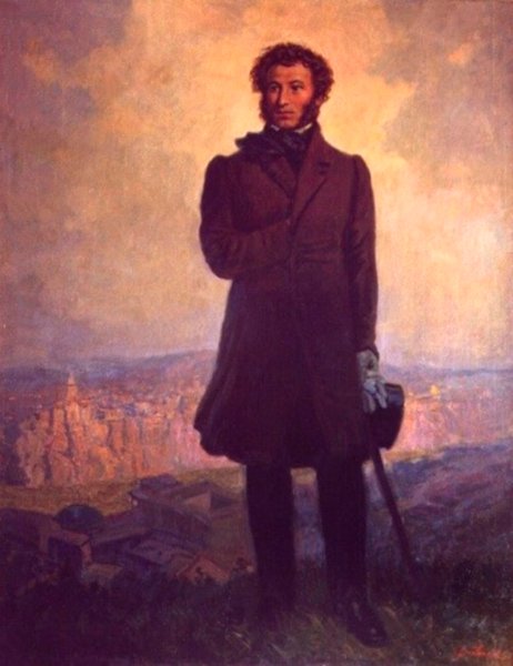 Борис Щербаков "Пушкин в Михайловском" 1969