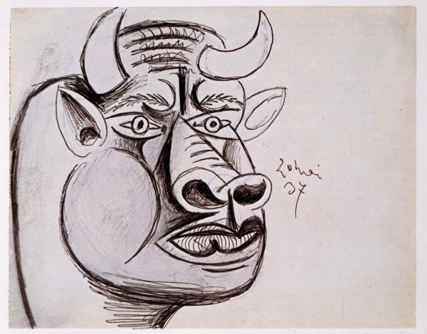 Пикассо бык картина