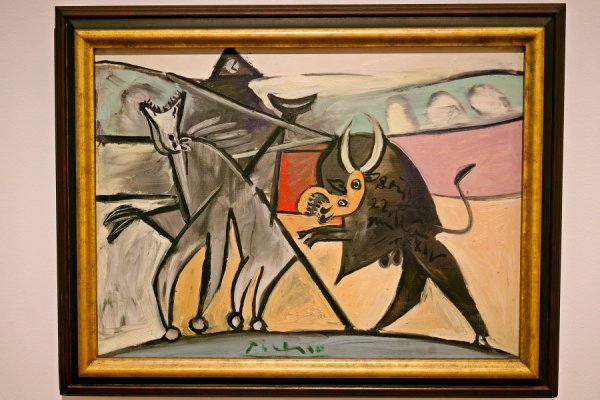 Пабло Пикассо бык 1962