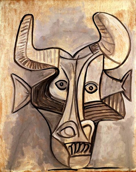 Пикассо литография бык