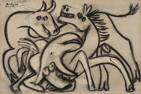 Пикассо быки кубизм