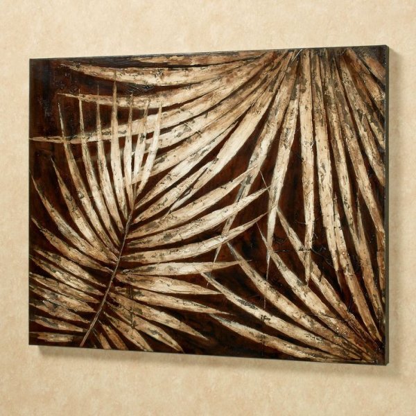 Интерьерные картины с поталью и текстурной пастой