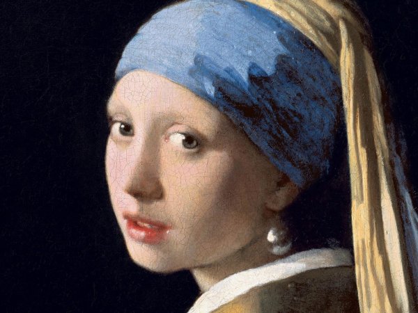 Яна Вермеера "девушка с жемчужной сережкой", (1665 г.)