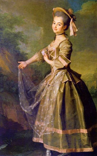 «Портрет е. и. Нелидовой» д. Левицкого, 1773 г
