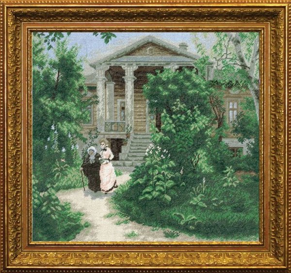 Василий Поленов картина Бабушкин сад