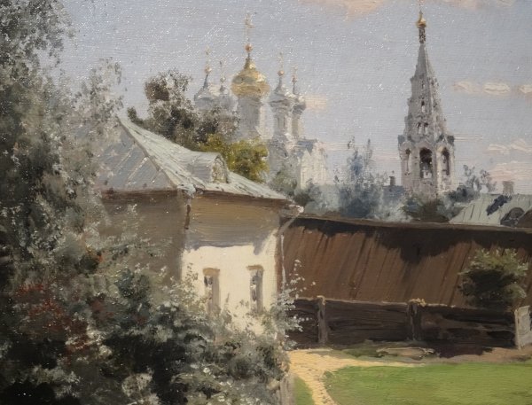 Поленов Бабушкин сад картина заросший пруд