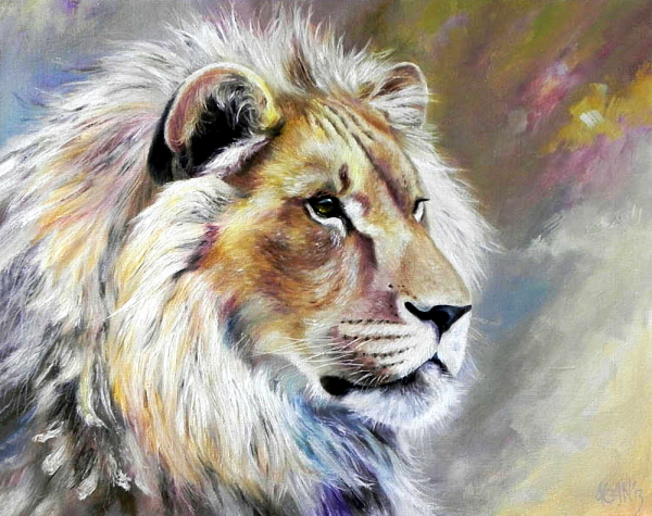 Живопись маслом животные