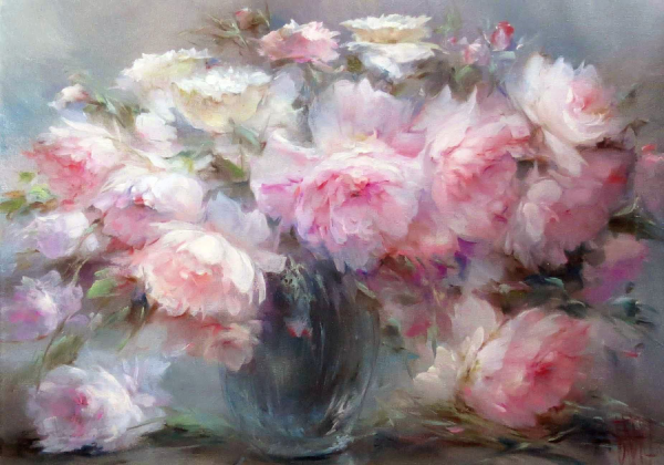 Владимир Бабич картины акварель