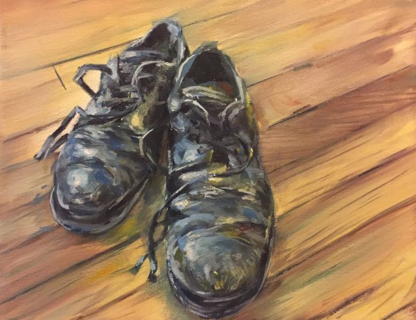 Ван Гог башмаки картина