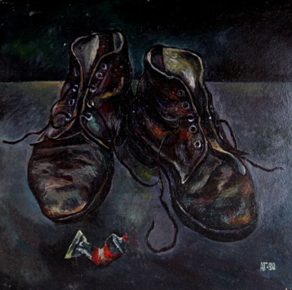 Ван Гог башмаки картина