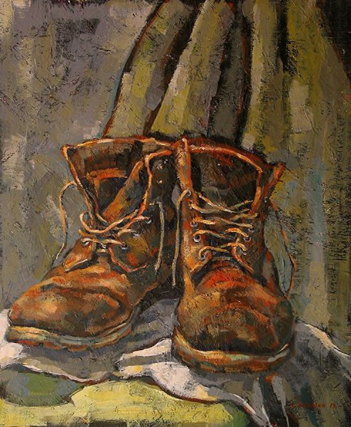Винсент Ван Гог башмаки английская