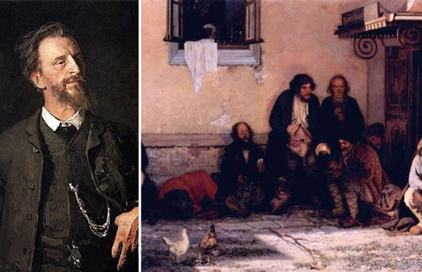 Земство обедает описание картины