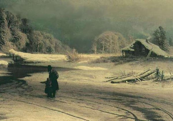 Репродукция Васильева оттепель