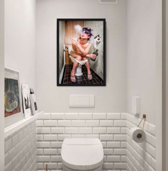Постер в туалетную комнату