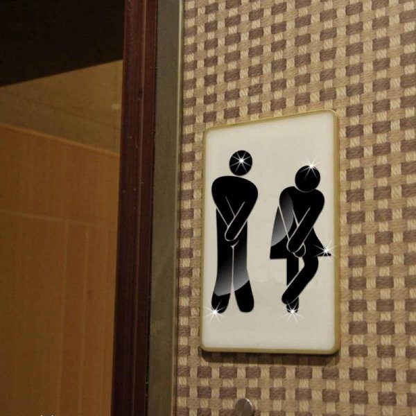 Постеры в интерьере ванной комнаты