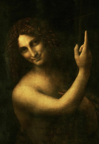 «Иоанн Креститель», 1516 Леонардо да Винчи