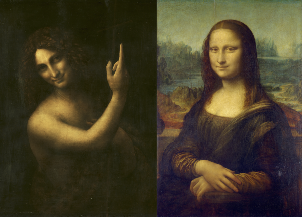 Иоанн Креститель Леонардо да Винчи оригинал в хорошем качестве