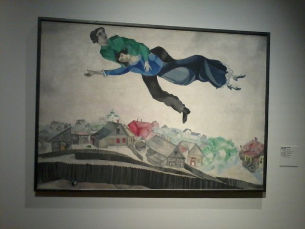 Марк Шагал над Витебском 1914