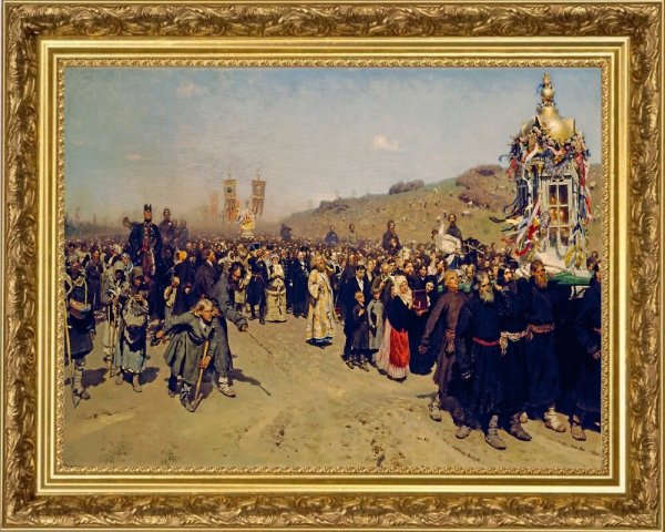 Илья Репин. Крестный ход в Курской губернии. 1880-1883