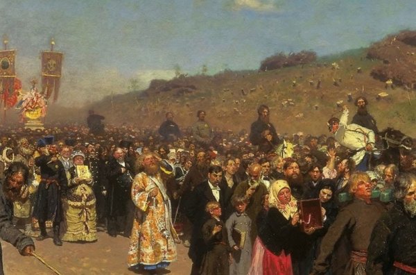 Крестный ход в Курской губернии, 1880-1883 гг