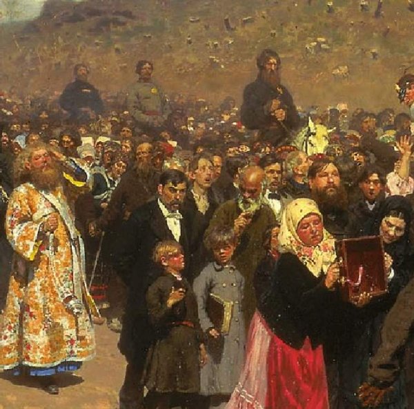 Репин Илья Ефимович крестный ход