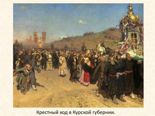 Крестный ход в Курской губернии (1877)