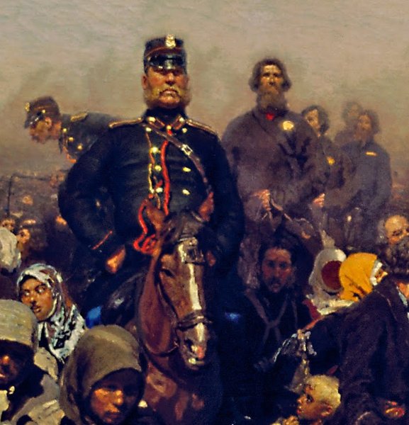 Илья Репин крестный ход в Курской губернии