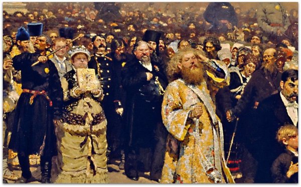 «Крестный ход в Курской губернии» (1883)