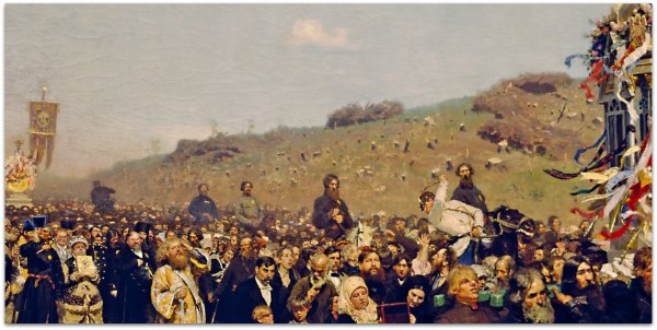 Крестный ход в Курской губернии, 1880-1883 гг