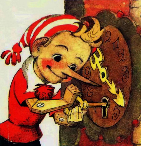 Художник Леонид Владимирский Буратино