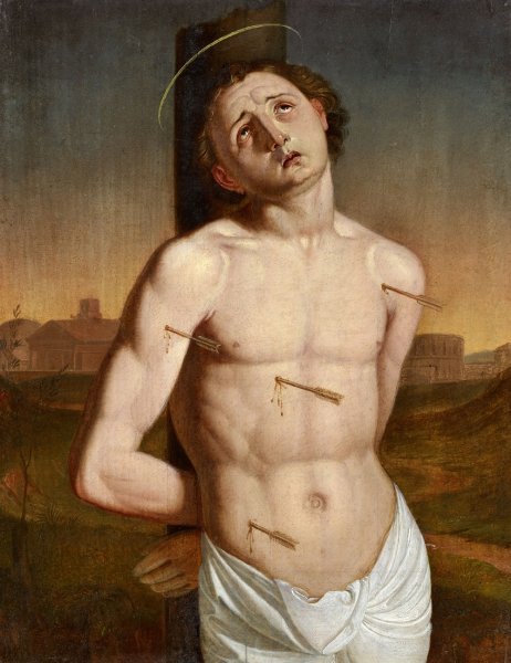 Святой Себастьян картина Гвидо Рени