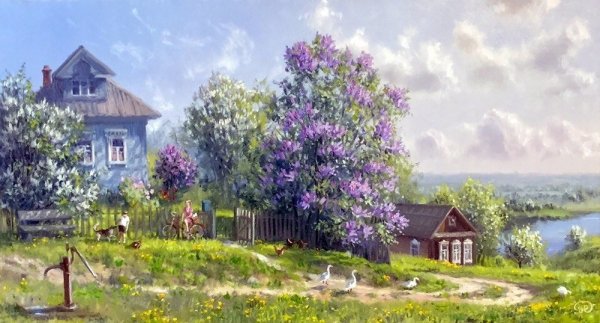 Владимир Жданов сирень цветет