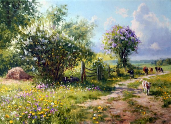 Жданов,сирень художник Владимир Жданов сирень