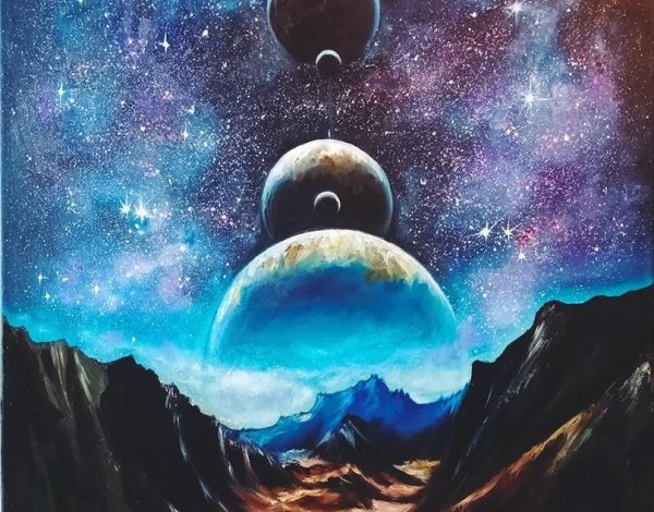 Космос маслом