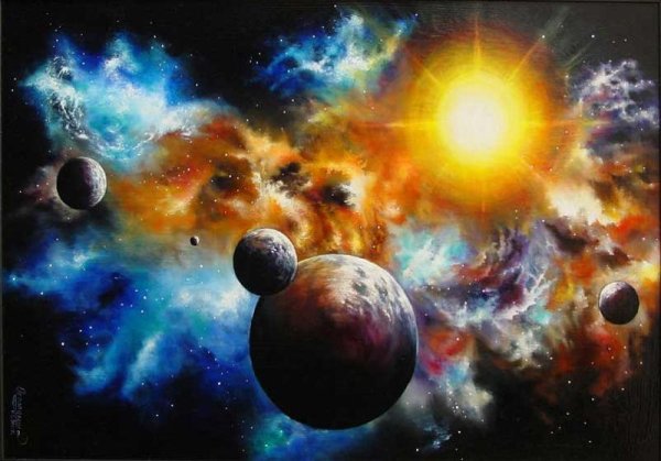 Картины с изображением космоса и Вселенной