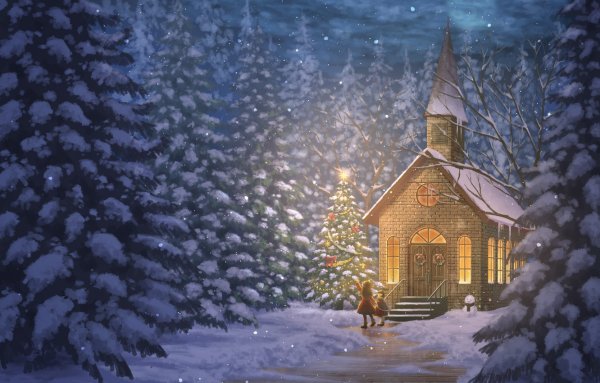 Новый год в лесу