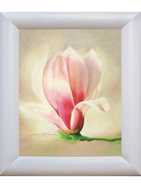 Картина цветы в красивом багете