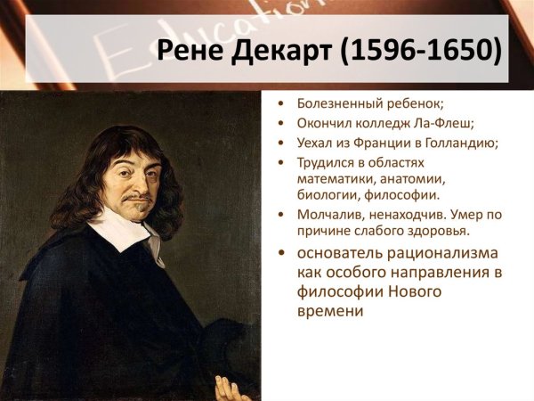 Рене Декарт (1596-1650)