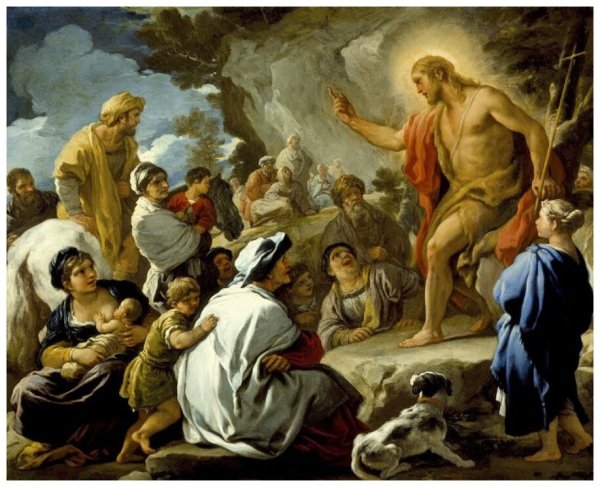 Проповедь Иоанна Крестителя картина