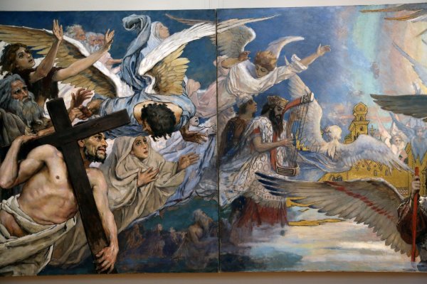 Васнецов радость праведных о Господе Владимирский собор