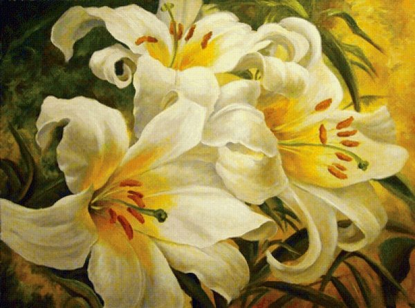 Магдалена Мюррей художник лилии