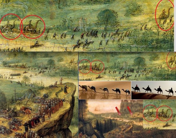 Картина Питера брейгеля "самоубийство Саула".