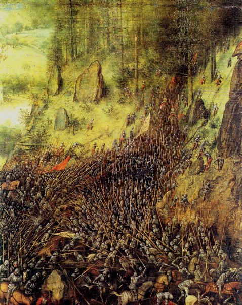 Картина Питера брейгеля "самоубийство Саула".