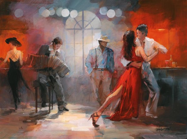 Художник Willem Haenraets танго