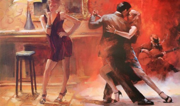 Картина танцы